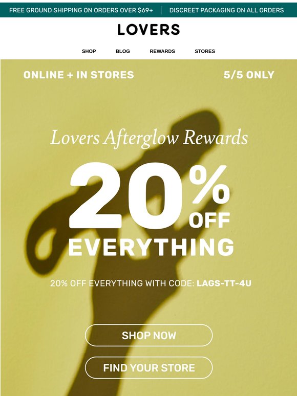 📣 FINAL HOURS: 20% Off EVERYTHING