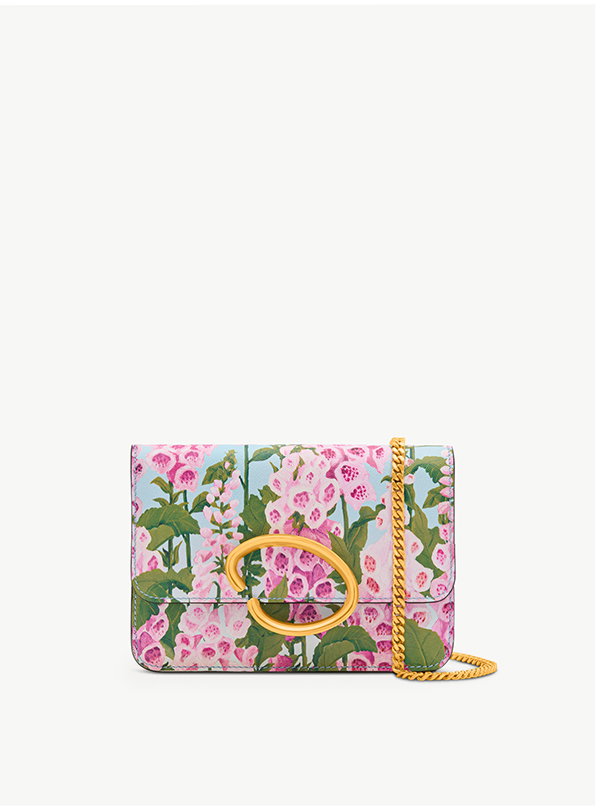 Foxglove Printed O Pochette