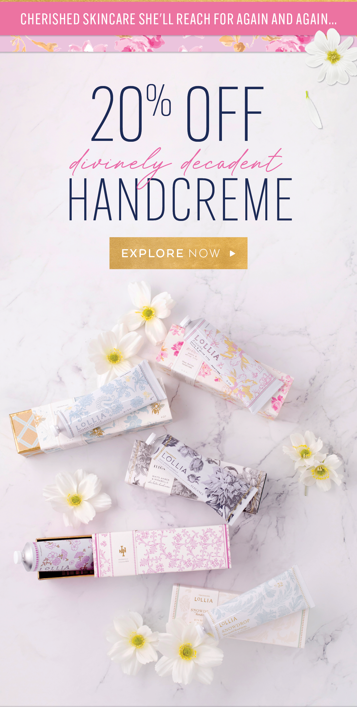20% Off Divinely Decadent Handcreme 