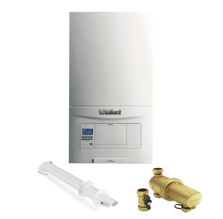 Vaillant EcoFit Pure 825C 25kW Combi Boiler with Horizontal Flue And Advance Filter