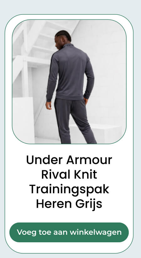 Under Armour Rival Knit Trainingspak Heren Grijs
