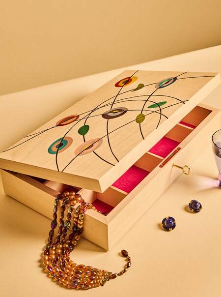 Miro Wood Jewelry Box