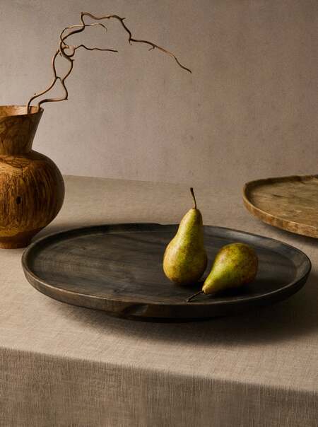 Hand-Turned Earth-Finish Bayberry Bowl