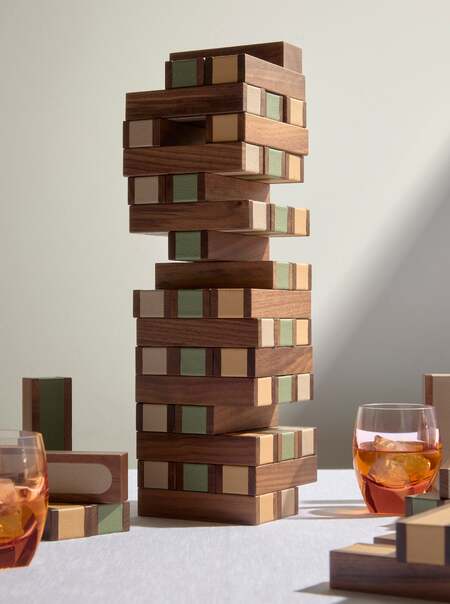 Leather Pisa Tower Set