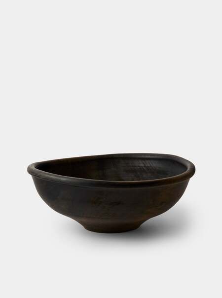 Hand-Turned Oil-Finish Iron-Mordant Dogwood Bowl