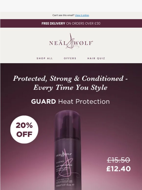 Protected, Strong & Conditioned - Every Time You Style 😍