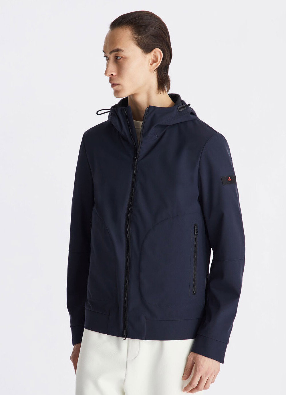 SVALBARD SRT 01 Short hooded windbreaker