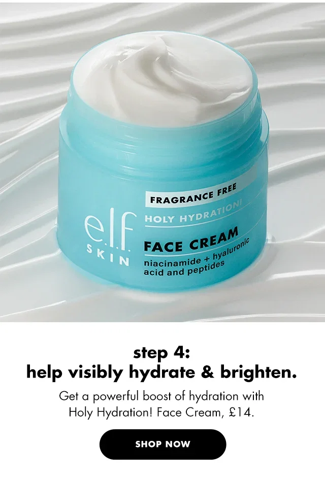 help visibly hydrate & brighten.