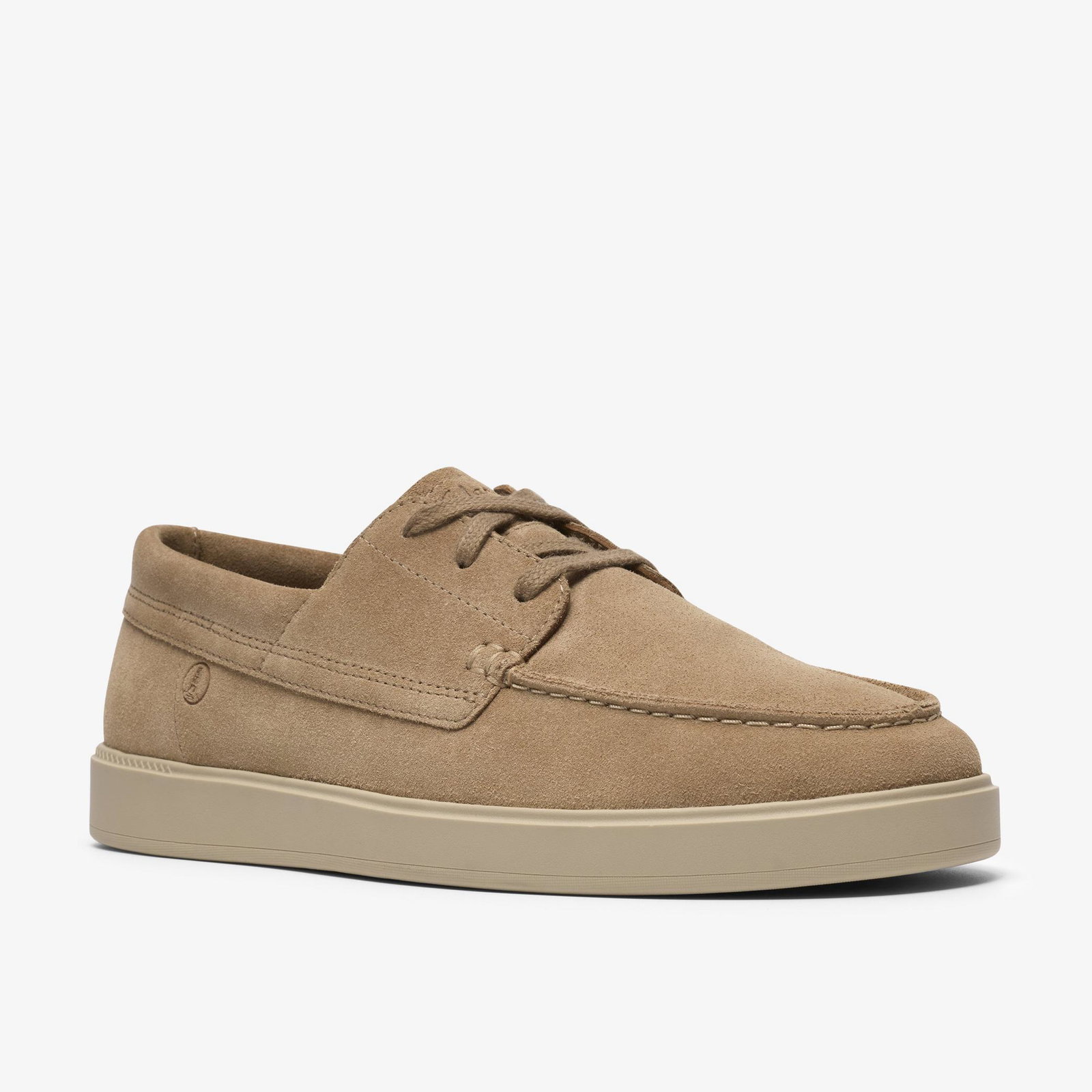 Shop Lockford Boat Dark Sand Suede
