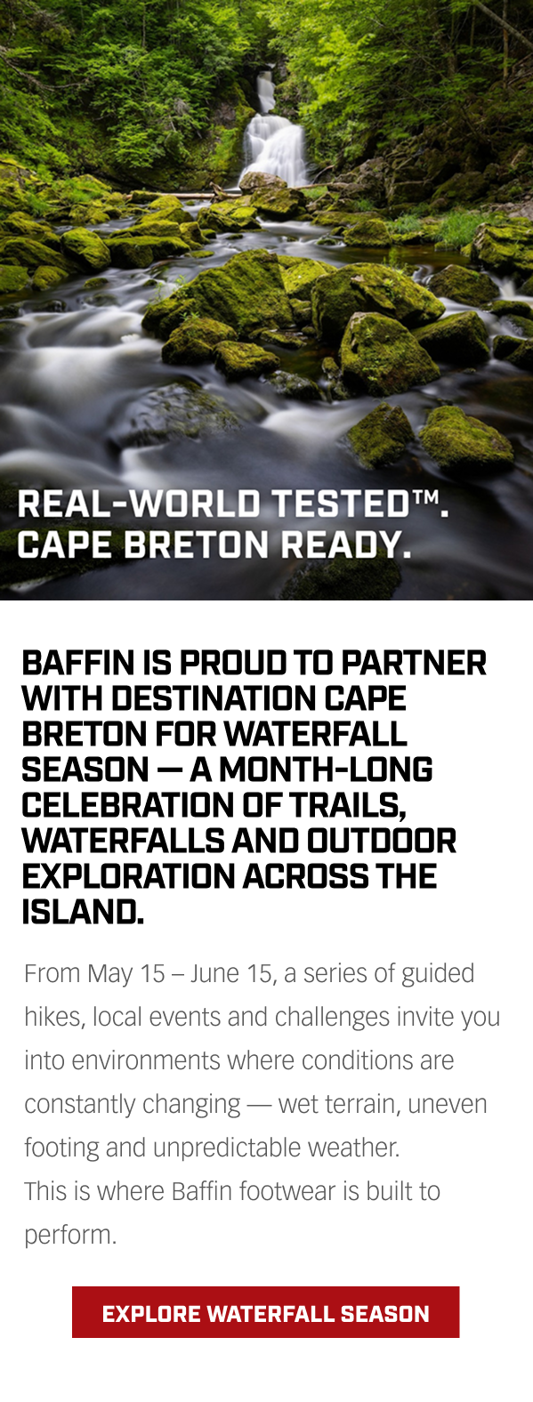Waterfall Season Cape Breton 