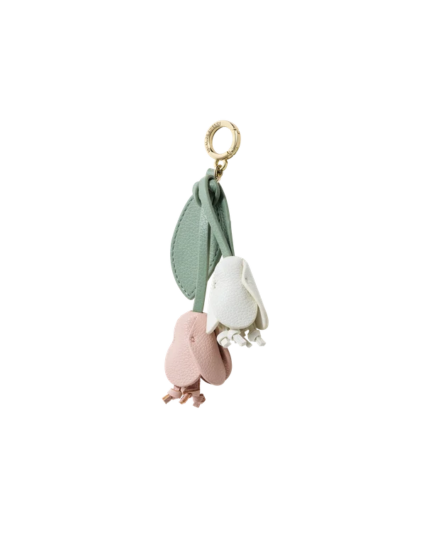 Bag Charm Spring Tulips