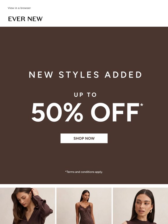 70+ New Sale Styles Added