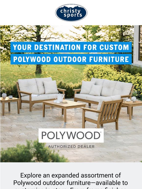 Your destination for custom Polywood furniture.