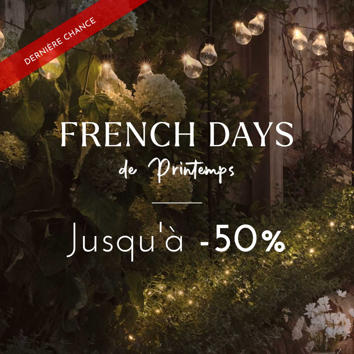 Offres French days de printemps