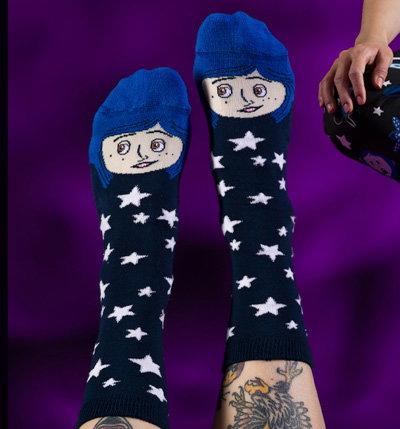 Coraline Stars Socks