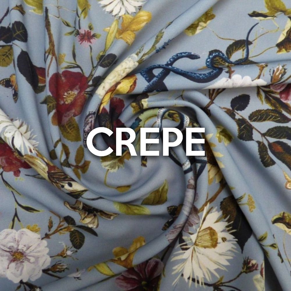 Patterned crepe