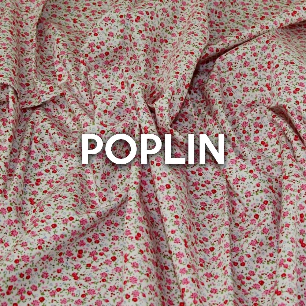 Patterned poplin
