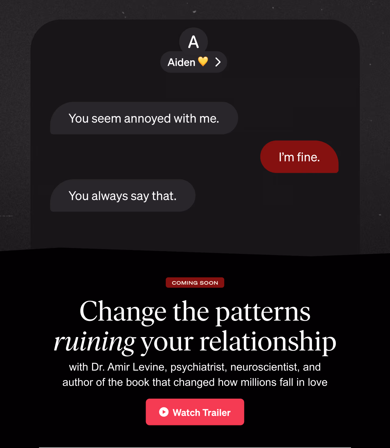 Change the patterns ruining your relationship