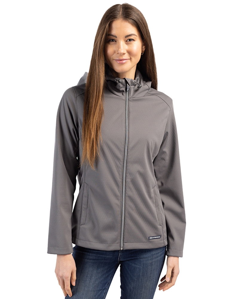 Image of Cutter & Buck Evoke Recycled HoneycombFleece Womens Full Zip Jacket