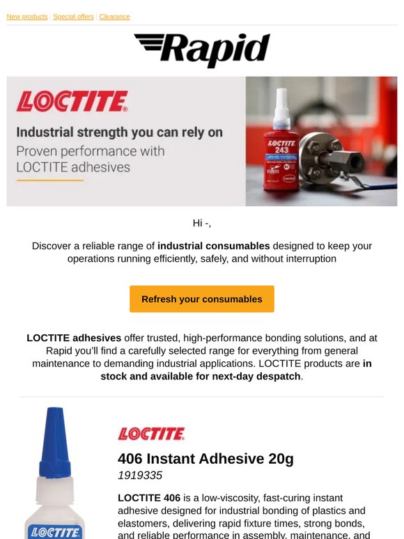 Stronger bonds with LOCTITE adhesives
