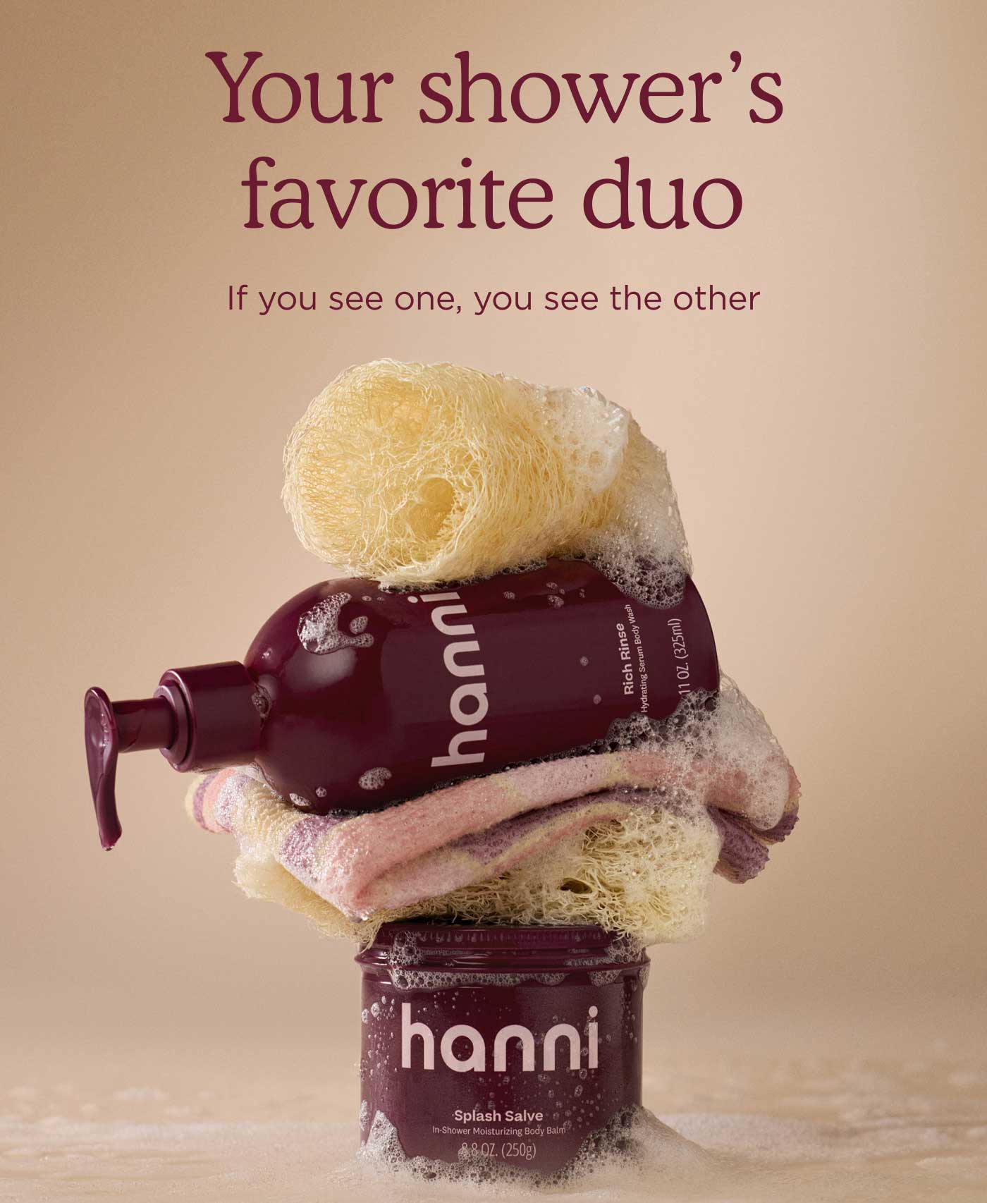 Your shower’s favorite duo If you see one, you see the other