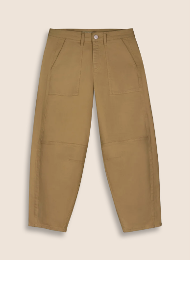 Reece Organic Cotton Stretch Barrel Leg Cargo Jeans