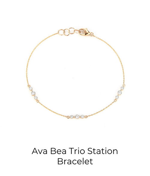 Ava Bea Trio Station Bracelet