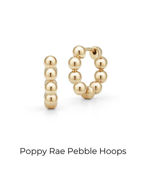 Poppy Rae Pebble Hoops