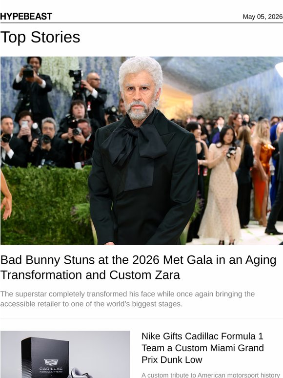 Bad Bunny Aged 50 Years for the Met 👨🏼‍🦳