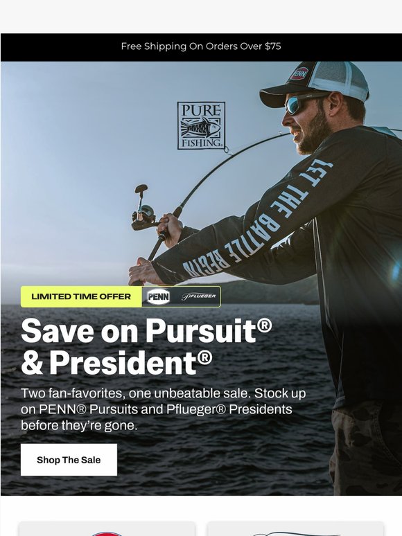 Limited Time Offer 🚨 Price Drops on PENN® Pursuits + Pflueger® Presidents!
