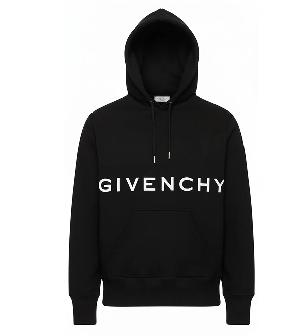 GIVENCHY EMBROIDERED 4G  STAR HOODIE