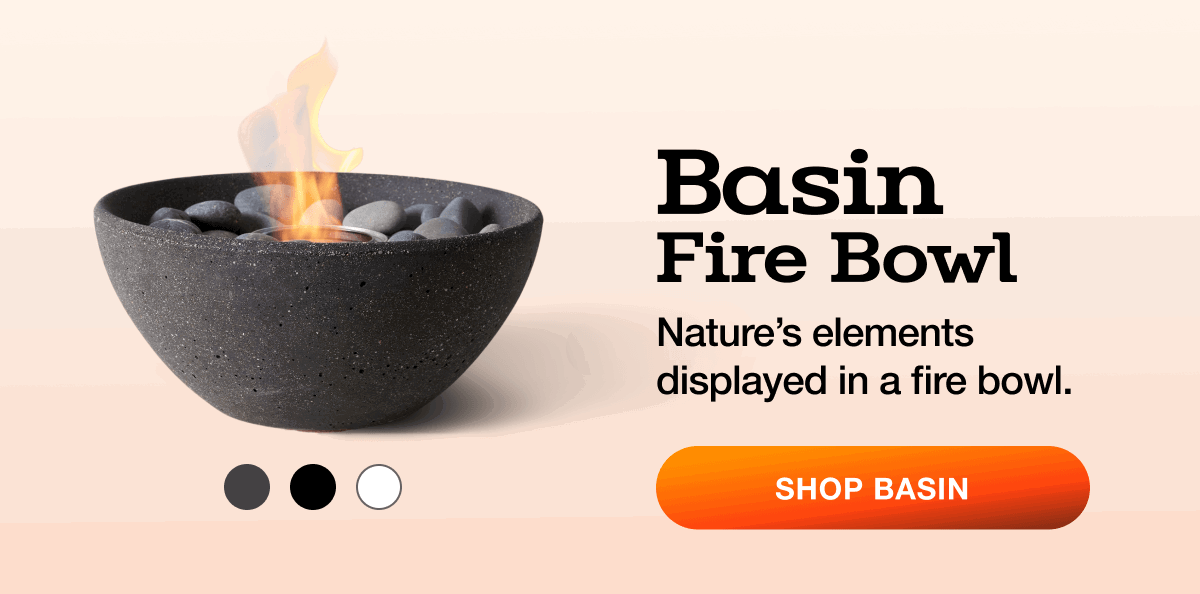 Basin Tabletop Fire Bowl