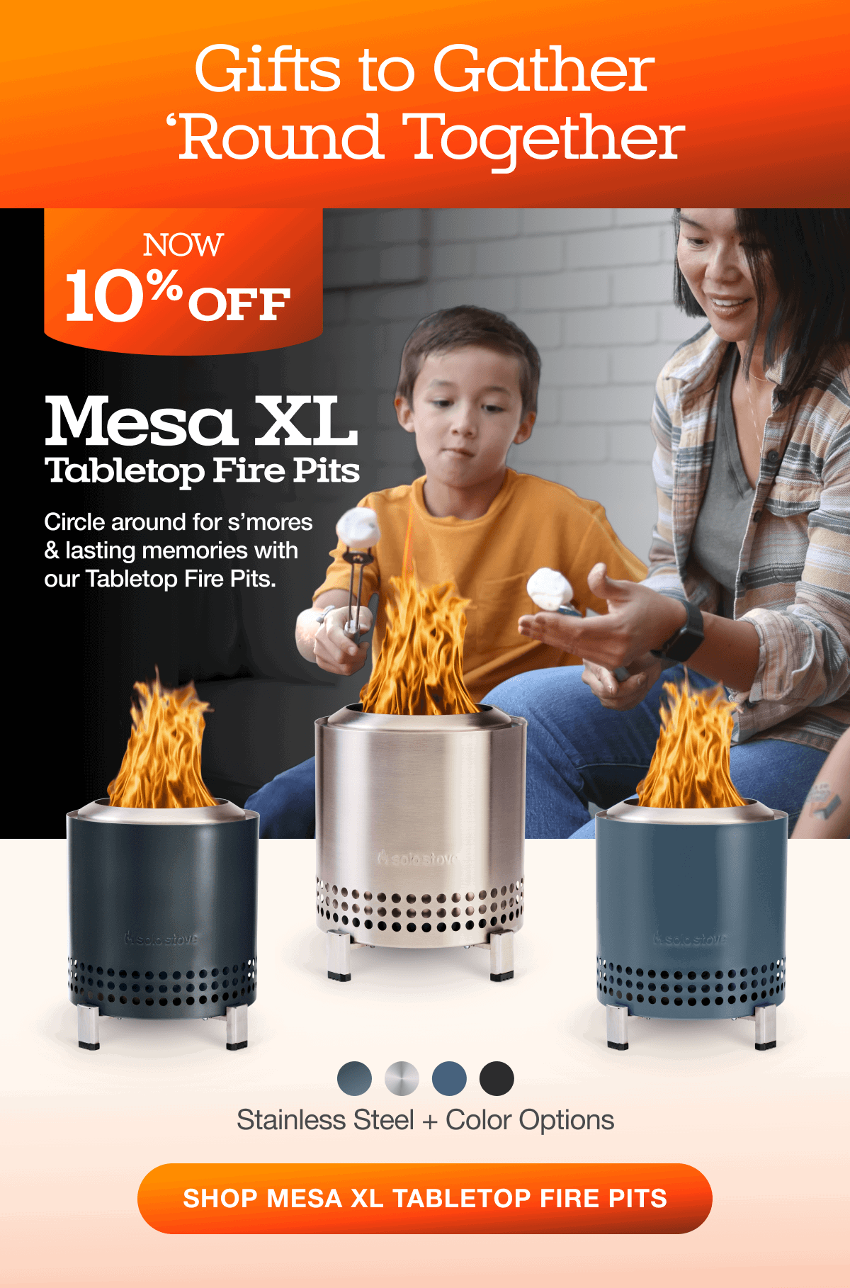 Mesa XL Tabletop Fire Pit