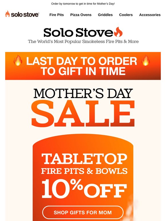 Last day to get in time for Mother’s Day ❤️‍🔥