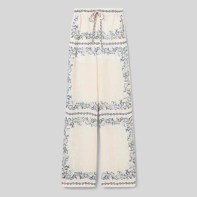 Pantalon fluide lin