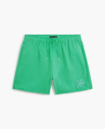 Heritage Logo Mid Length Swim Shorts