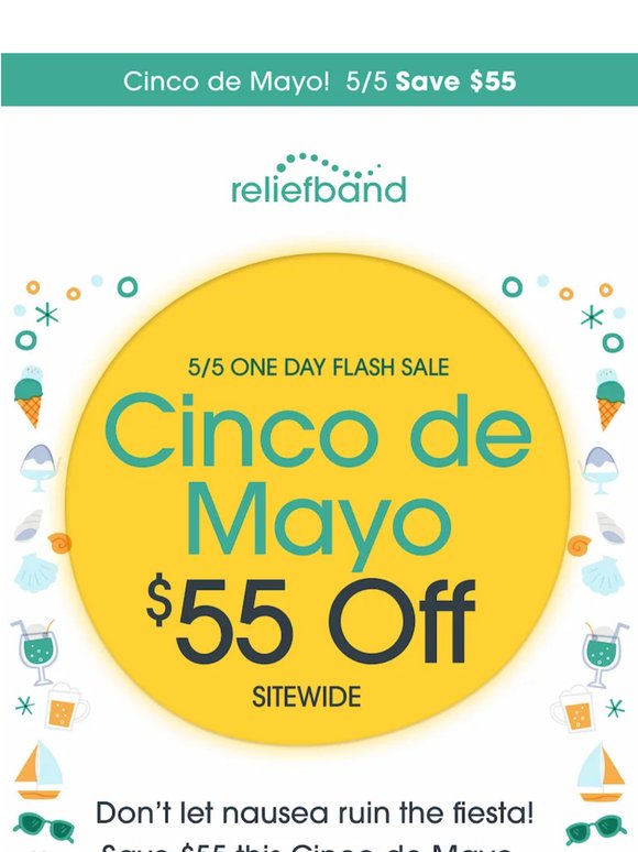 Don't Miss Out: $55 Off for Cinco de Mayo!
