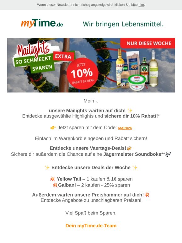 —, sichere dir 10% Mailight-Rabatt! 🌸//  Deal der Woche: Finn Crisp – 1 kaufen & 0,50 € sparen 🙌🏼