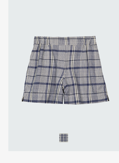 Women's Melza Checked Short