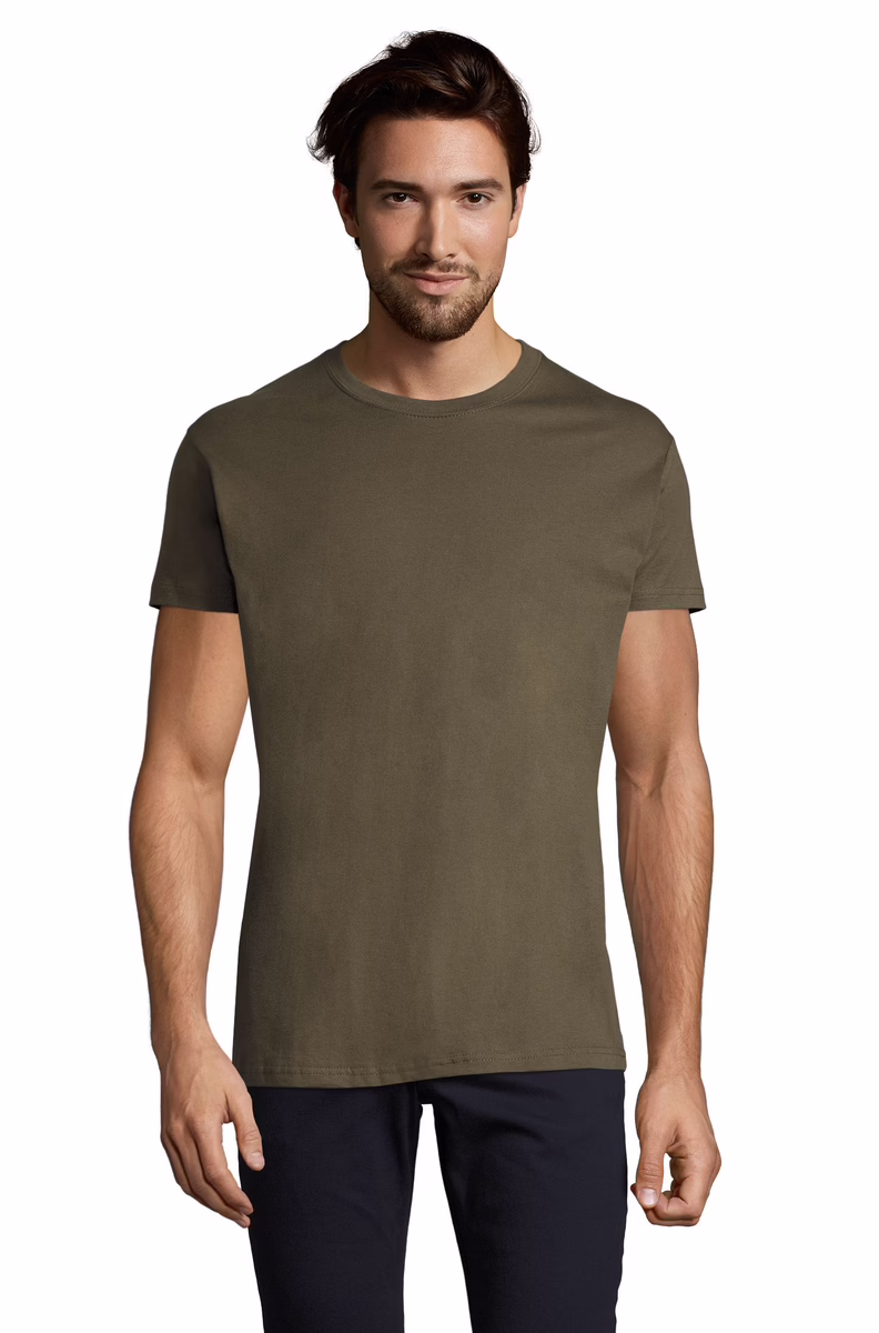 Image of SOL'S 11500 - T-shirt Col Rond Homme Impérial Confort - qualité supérieure - coton semi-peigné