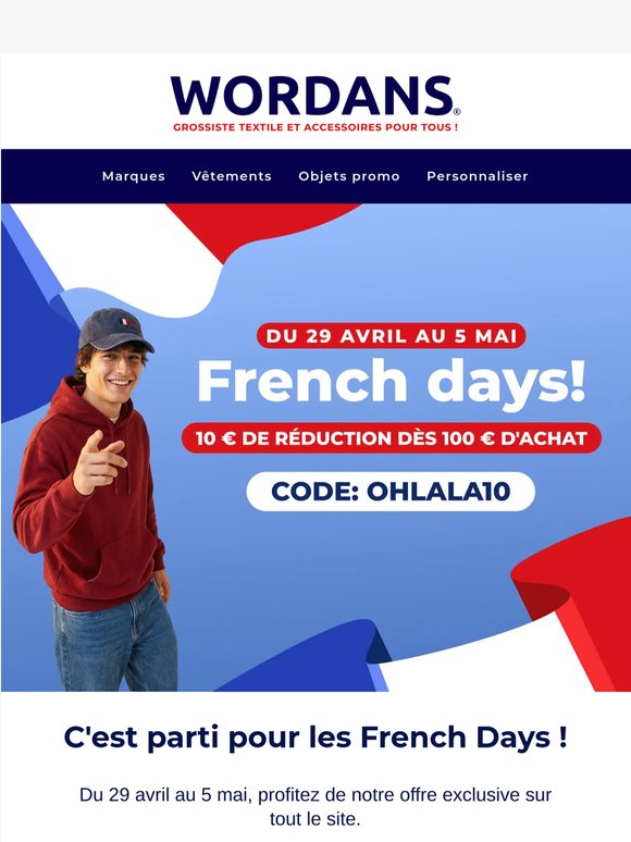 [BIENTÔT TERMINÉ] 10 € offerts sur votre commande 💙🤍❤️