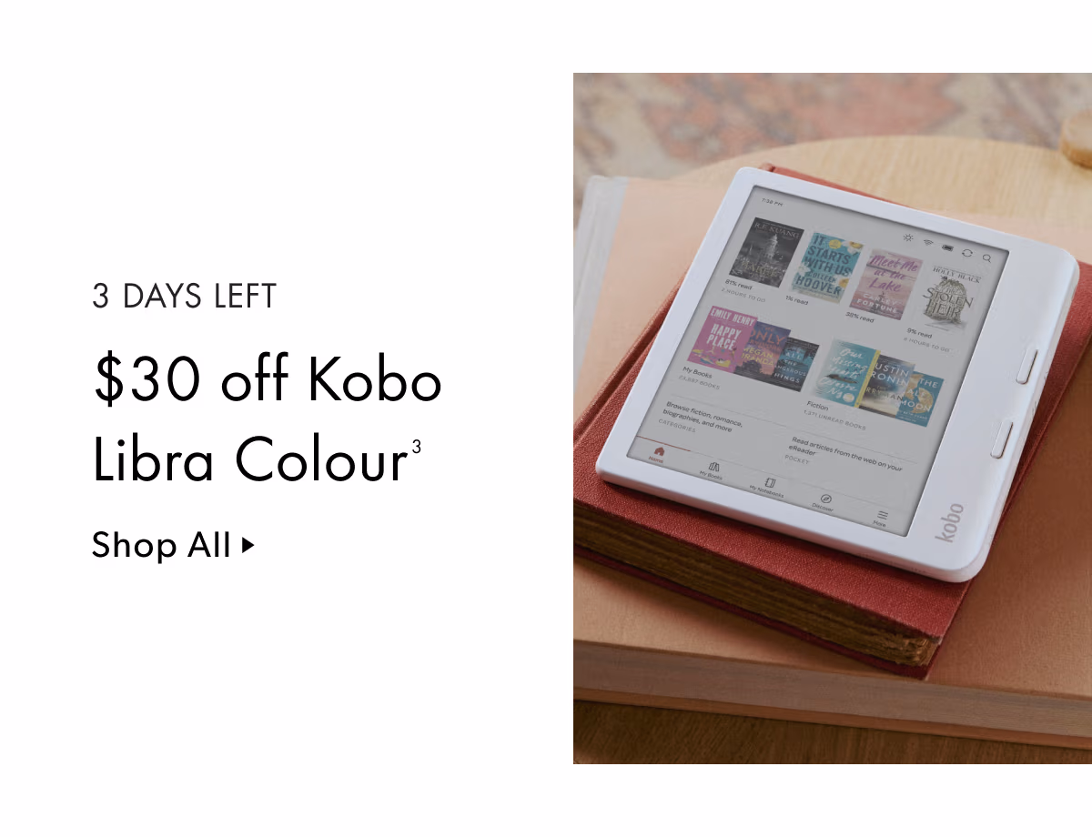 3 DAYS LEFT | $30 off Kobo Libra Colour