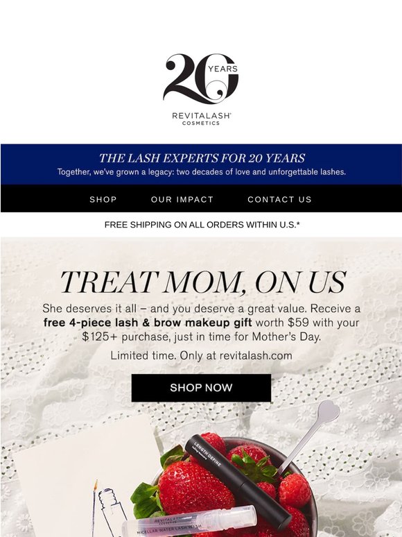 EXTENDED: 4 free gifts for Mother’s Day with $125+ purchase