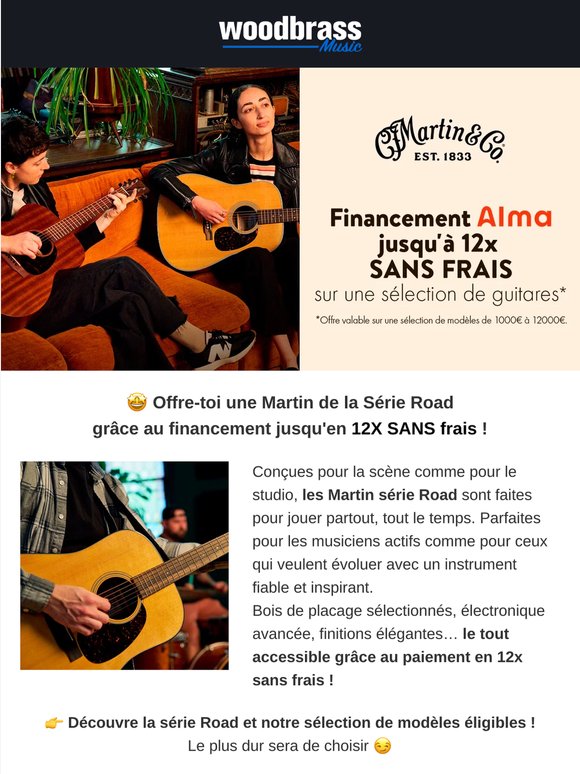 😏 Ta série Road en 12x SANS FRAIS