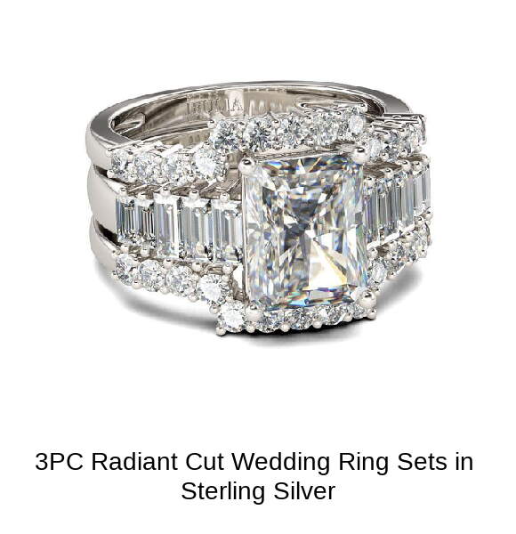 Jeulia Halo Pear Cut Sterling Silver Eternity Ring Set