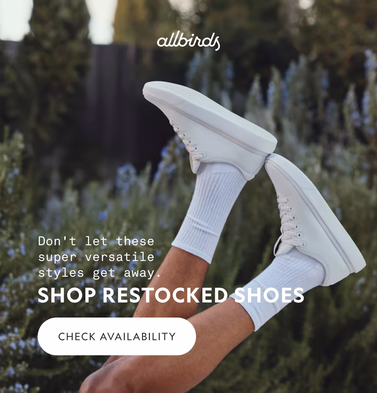 Allbirds. Don't let these super versatile styles get away. Shop restocked shoes. Check availability