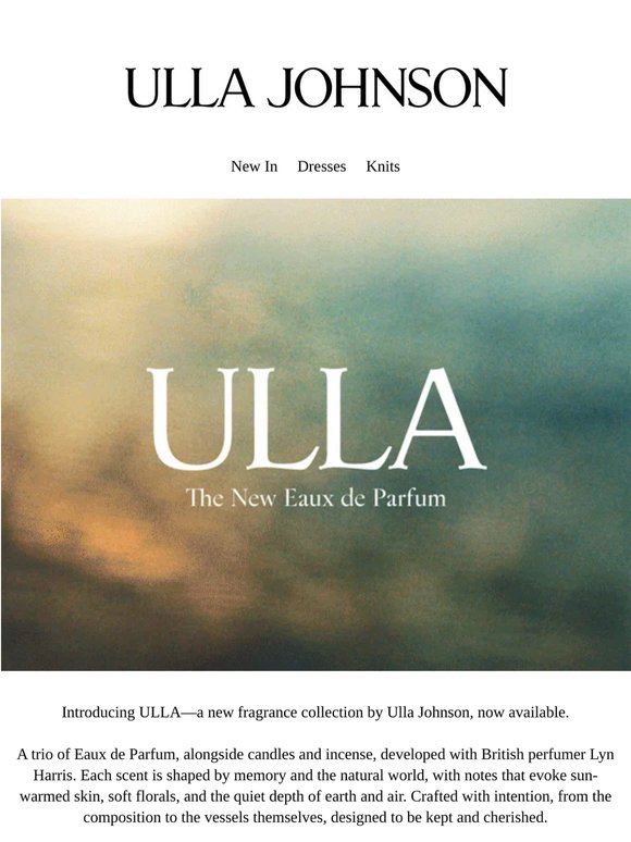 Introducing: ULLA Fragrance