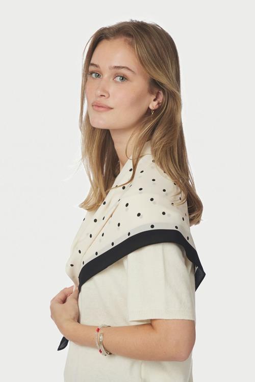 Neo Noir Scarf Tamma Big Dot | Off White