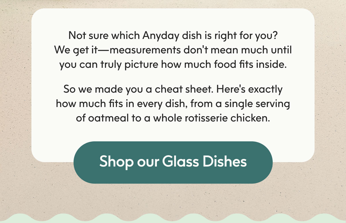 Shop our Glass Dishes