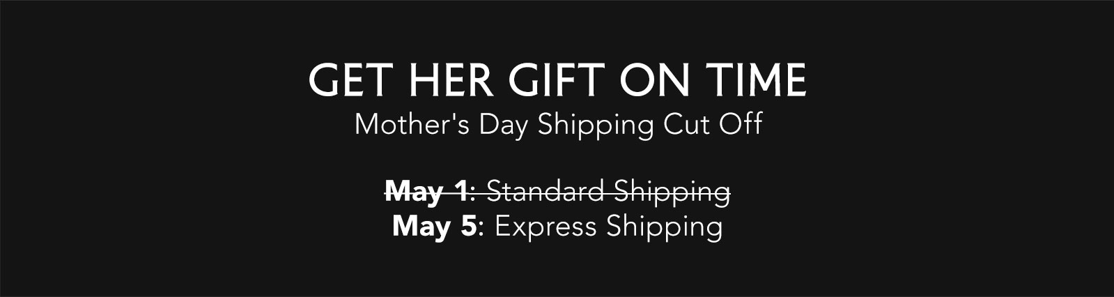 Shipping Cut Off.